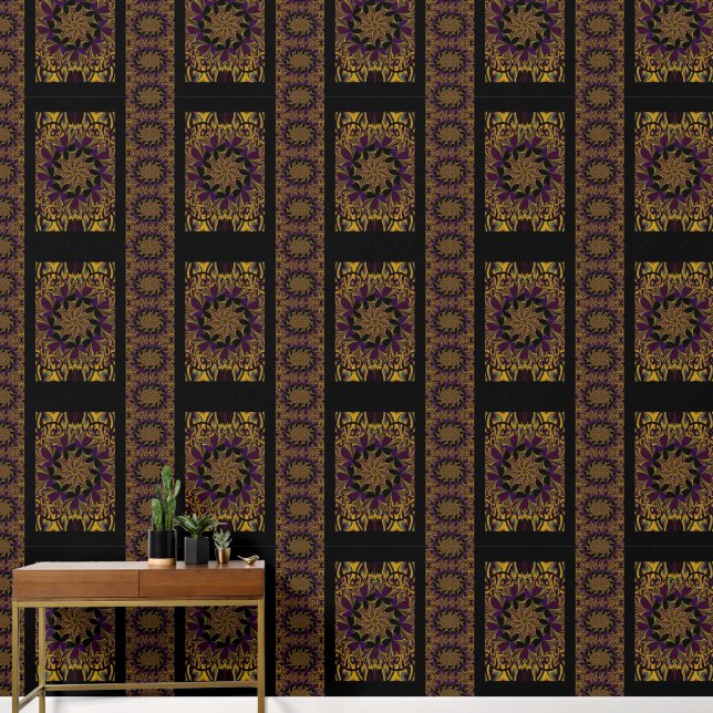 Purple Bloom Wallpaper (Hallway)