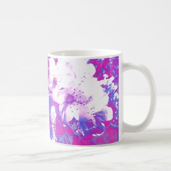 Purple Blossom Mug by CityOnAHill at Zazzle