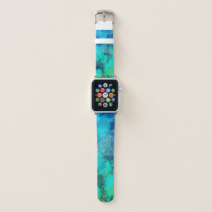 Purple Blue Abstract  Apple Watch Band