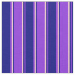 [ Thumbnail: Purple, Blue, and Pink Colored Pattern Fabric ]