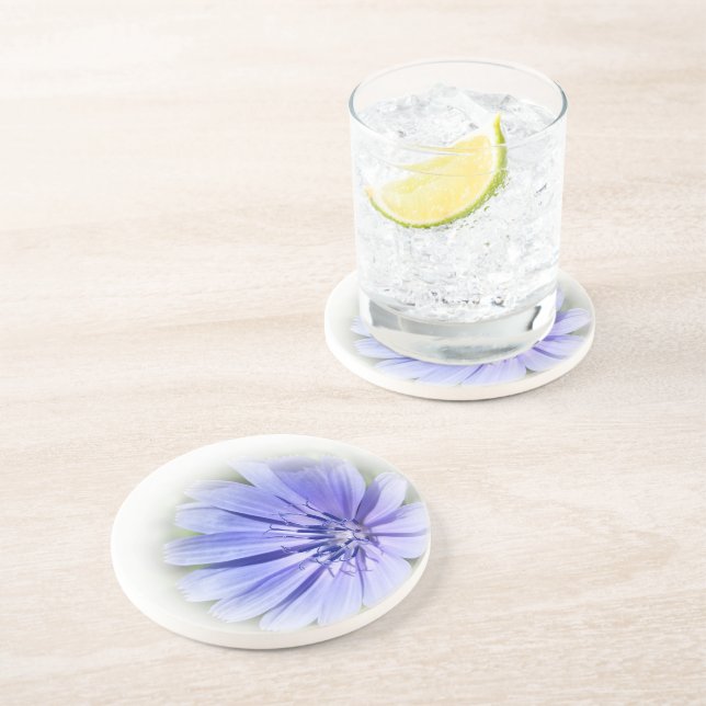 purple blue chicory coaster (Side)