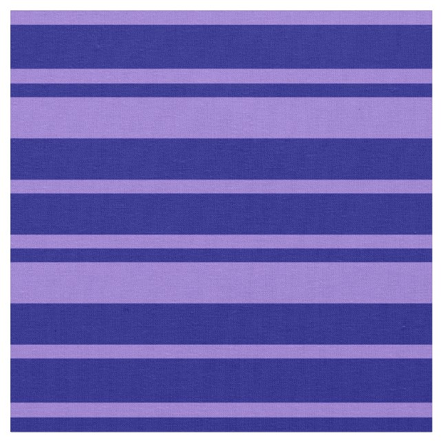 Purple & Blue Colored Lines Pattern Fabric (Close Up)