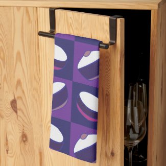 Purple Blue Cooking Bowl Kitchen Utensil 