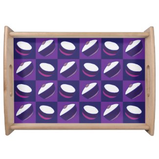 Purple Blue Cooking Bowl Kitchen Utensil 