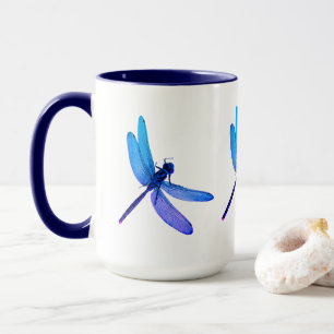 Purple & Blue Dragonfly Combo Mug Mug