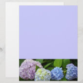 Purple blue floral Hydrangeas (Front/Back)