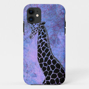 Purple/Blue Giraffe II - iPhone 5/5S Case