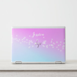 Purple Blue Gradient Haze Cool Personalised HP Laptop Skin