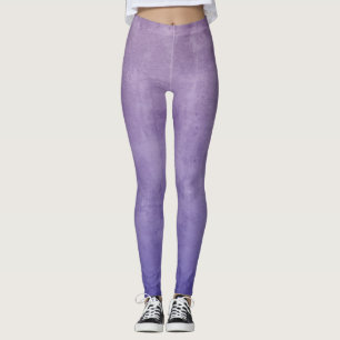 Purple blue Gray rustic ombre stylish Leggings