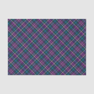 Purple, Blue & Green Plaid Tissue Paper