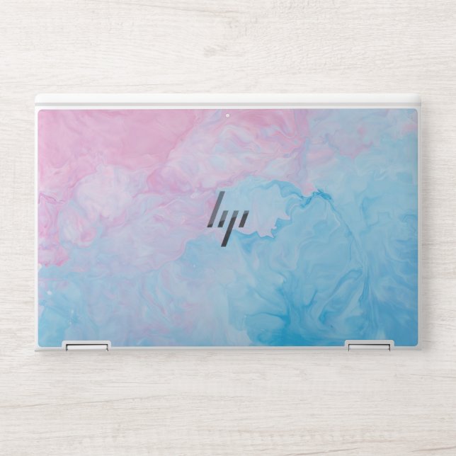 Purple & blue HP EliteBook X360 1030 G3/G4 HP Laptop Skin (Front)
