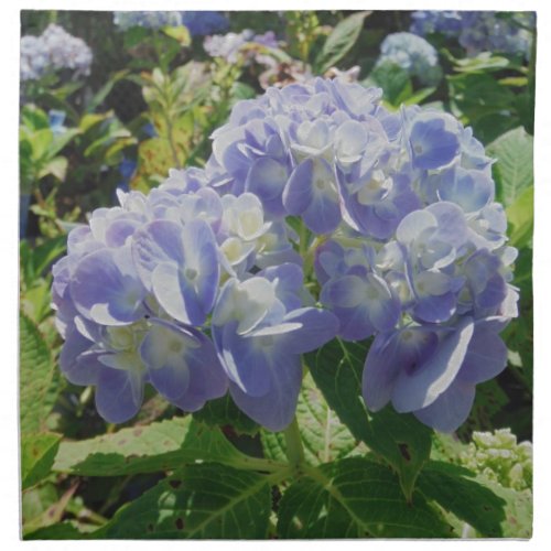 Purple Blue Hydrangea Cloth Napkin