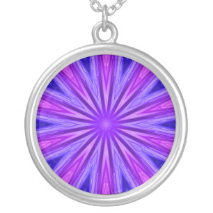 Purple/Blue Kaleidoscope Necklace