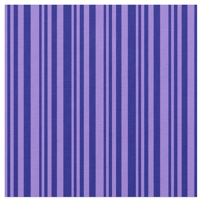 Purple & Blue Lined Pattern Fabric (Close Up)