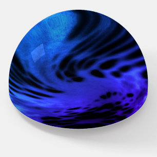 Purple Blue n Black Paperweight