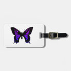 Purple Blue Ombre Wing Butterfly