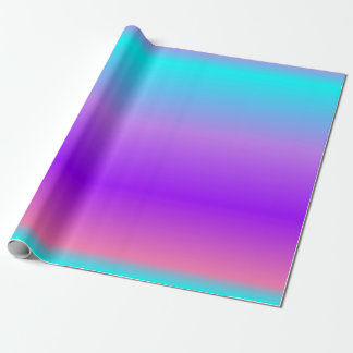 Purple Blue Ombre Wrapping Paper