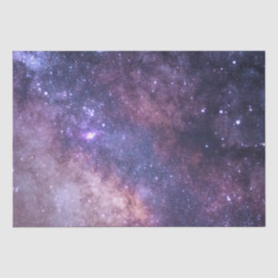 Purple Blue Sky Galaxy Starry Night Stars Modern Tissue Paper