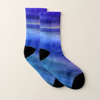 Purple & Blue  Socks
