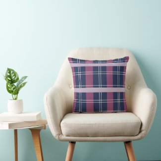 Purple Blue Tartan Plaid Pattern