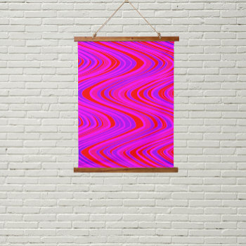 Purple Blue Waves  Abstract  Hanging Tapestry by almawad at Zazzle