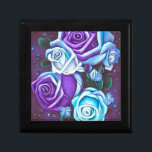 Purple & Blue Wedding Roses Gift Box<br><div class="desc">Purple & Blue Wedding Roses

Personalize this design with your own custom text or redesign completely from scratch by replacing our image with your own!</div>