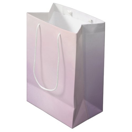 Purple Blush Pink Mist Medium Gift Bag