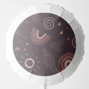 Purple Boho Rainbow   Balloon