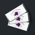 Purple Boho Watercolor Roses Wedding Thank You Hershey Bar Favors<br><div class="desc">These chocolate bars are a wonderful way to thank your wedding guests. They feature a beautiful boho chic design with a cluster of hand painted watercolor roses in shades of dusty purple, plum, and lavender, along with a bevy of garden greenery. The front features the names of the couple and...</div>