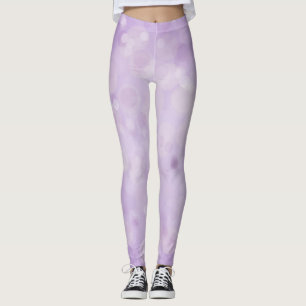 Purple bokah leggings