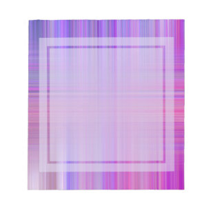 Purple Bokeh Plaid Notepad