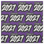 Purple Bold Brush Class of 2027 Fabric