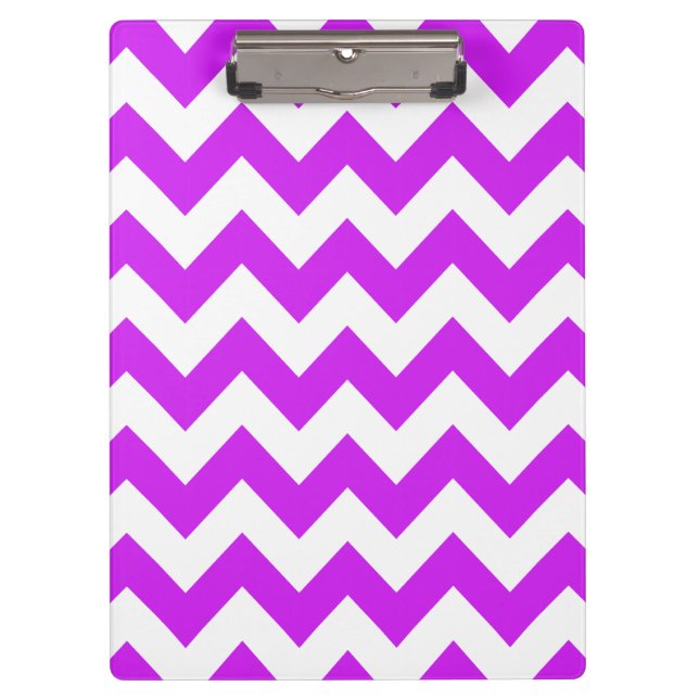 Purple Bold Chevron Clipboard (Front)