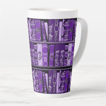 Purple Book Shelves Vintage Books  