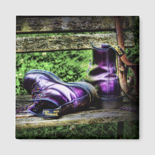 Purple Boots magnet