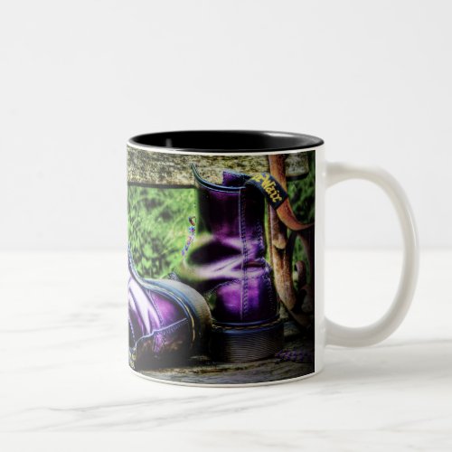 Purple Boots mug