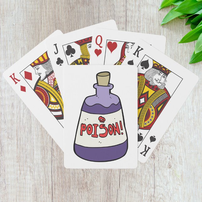 Purple Bottle Of Poison Poker Cards (Creator Uploaded)