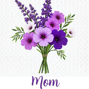 Purple Bouquet Case-Mate iPhone 14 Case