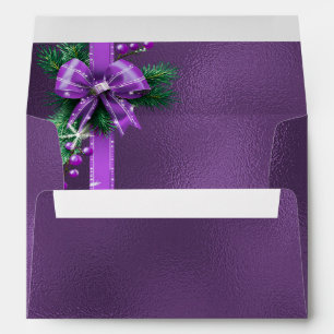 Purple Bow Envelope
