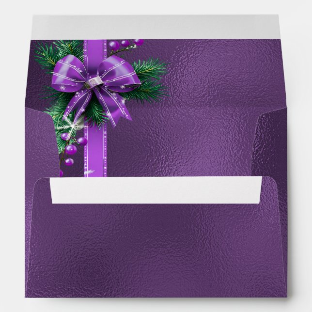 Purple Bow Envelope (Back (Bottom))