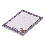 Purple Boxer Notepad at Zazzle