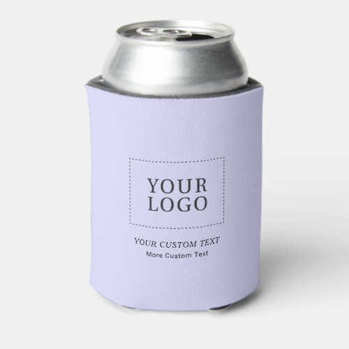 Purple Branded Custom Business Logo Promotional Can Cooler
