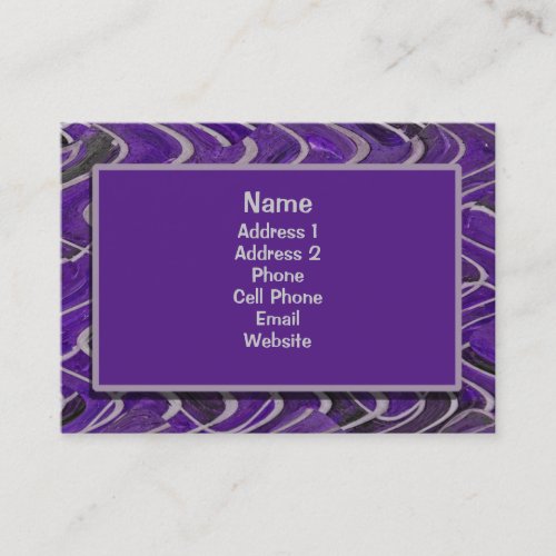 purple bricks business card