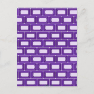 Purple Bricks Postcard