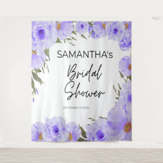 Purple bridal shower flower Tapestry