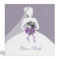 Purple Bridal shower Recipe Folder