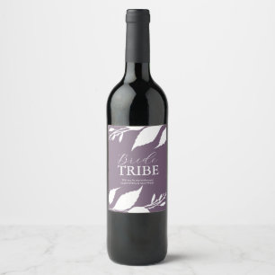 Purple Bridesmaid Proposal Label