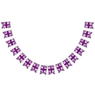 Purple British Flag Platinum Jubilee 2022
