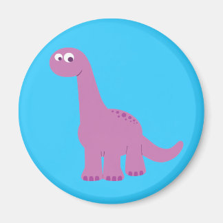 Purple Brontosaurus Dinosaur Magnet