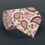Purple brown beige elegant vintage paisley pattern tie<br><div class="desc">Purple, brown, beige color elegant vintage paisley pattern tie. Ornate, funky, modern , whimsical , unique, pretty, decorative, fashionable and trendy design for the professional and sophisticated business man. Design is available on many different colors and you can request any color of this design by email. Or can be requested...</div>
